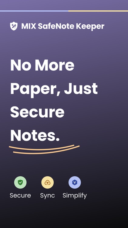 MIX SafeNote Keeper