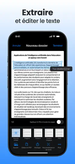 Capture d'écran de Scanner App : Numérisez En PDF sur iPhone 4