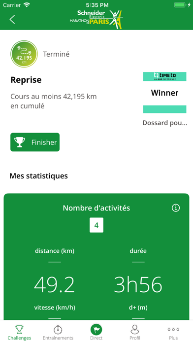 Screenshot #2 pour SE Marathon de Paris
