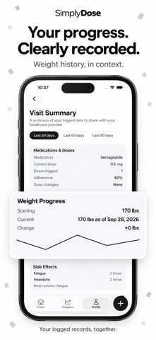 SimplyDose: GLP-1 Tracker Screenshot 5 of 5