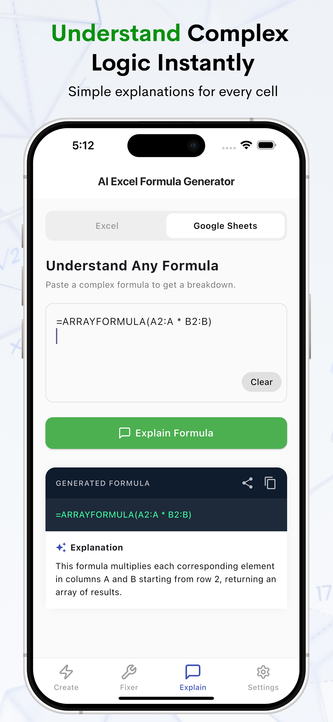 AI Excel Formula Generator screenshot 5