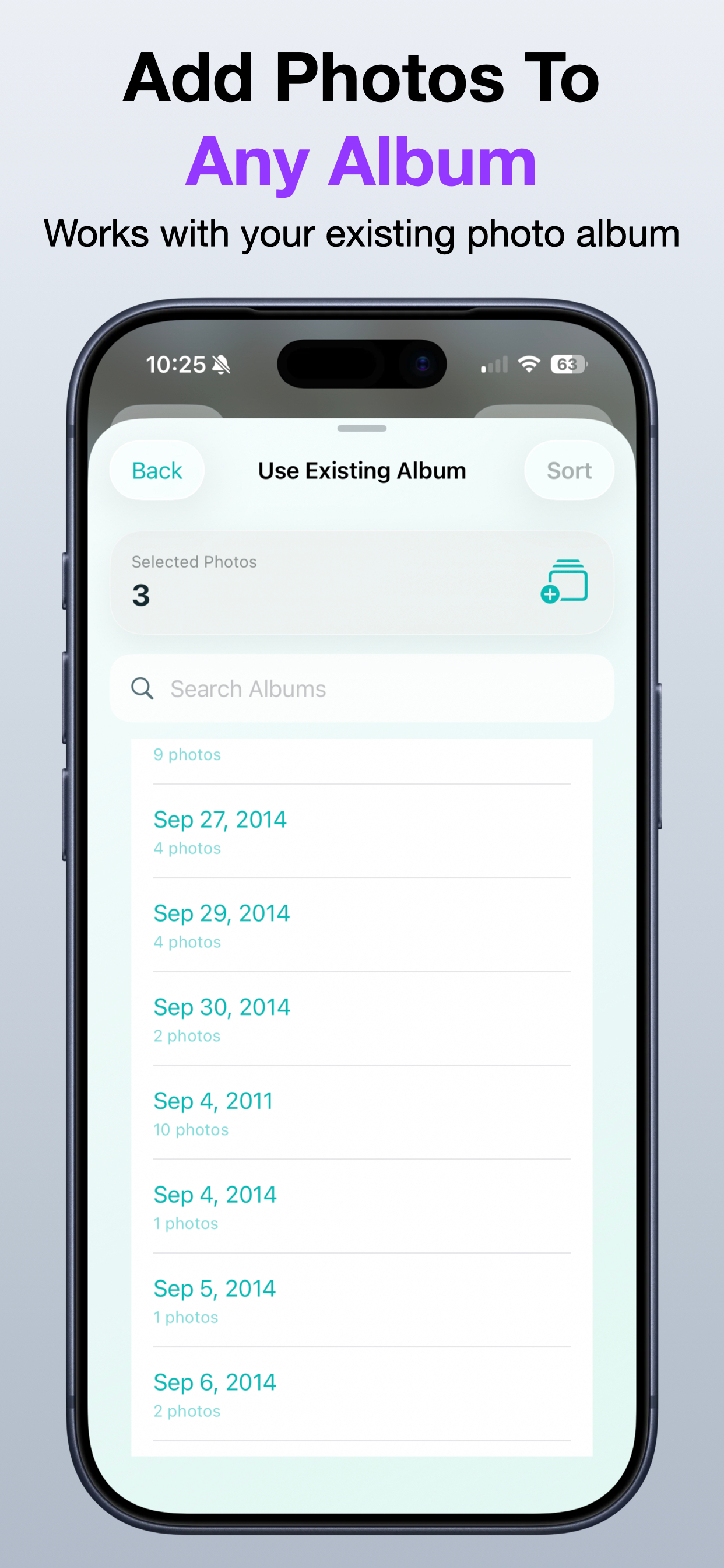 Sort Photos Into Album screenshot 4
