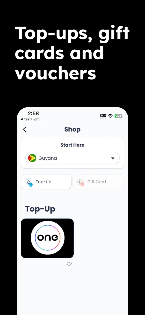 Screenshot #3 pour One Communications Topup App