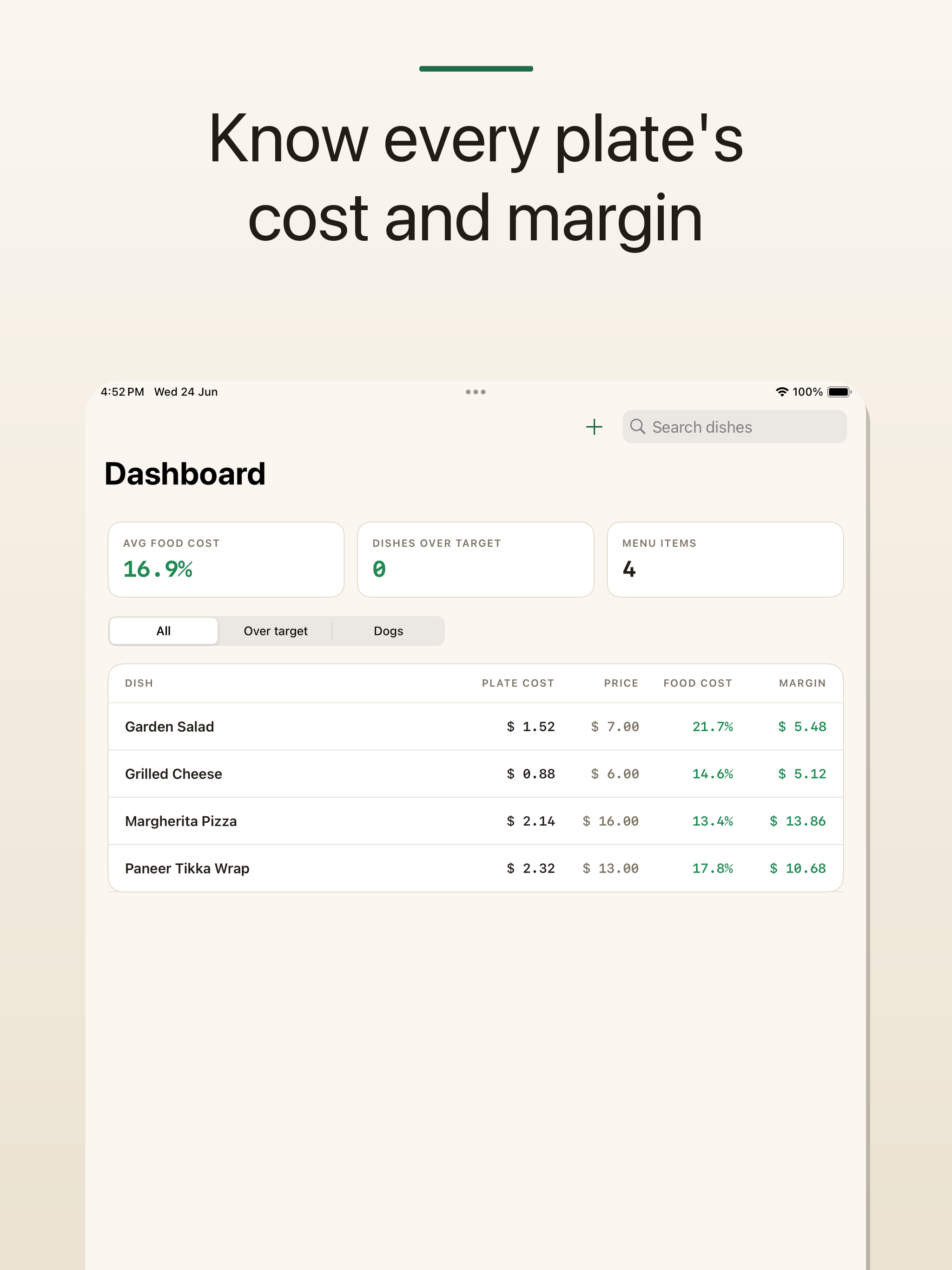 Plated: Recipe Costing screenshot 6