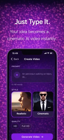 AI Video Generator & Video AI screenshot