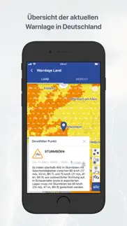 dwd warnwetter iphone screenshot 2