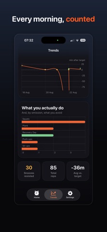 Upreps: Workout Alarm Clock Screenshot 6 of 6
