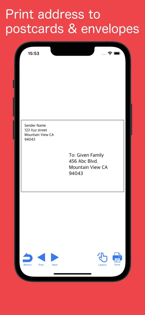 Easy Print Address - Lifestyle App | MWM