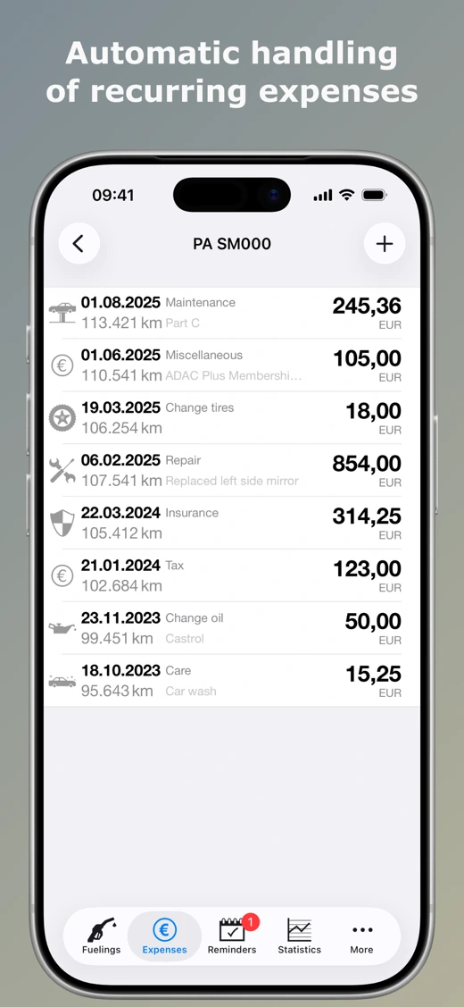 Spritmonitor - fuel log, MPG screenshot 6