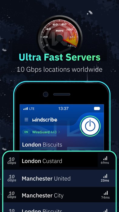 VPN Windscribe: Fast & Secure screenshot 4