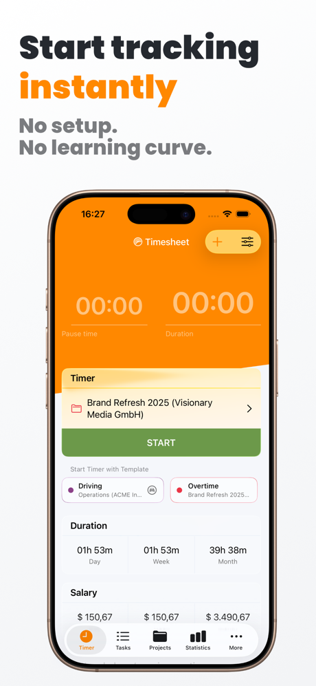 Timesheet IO - Time Tracker screenshot 2