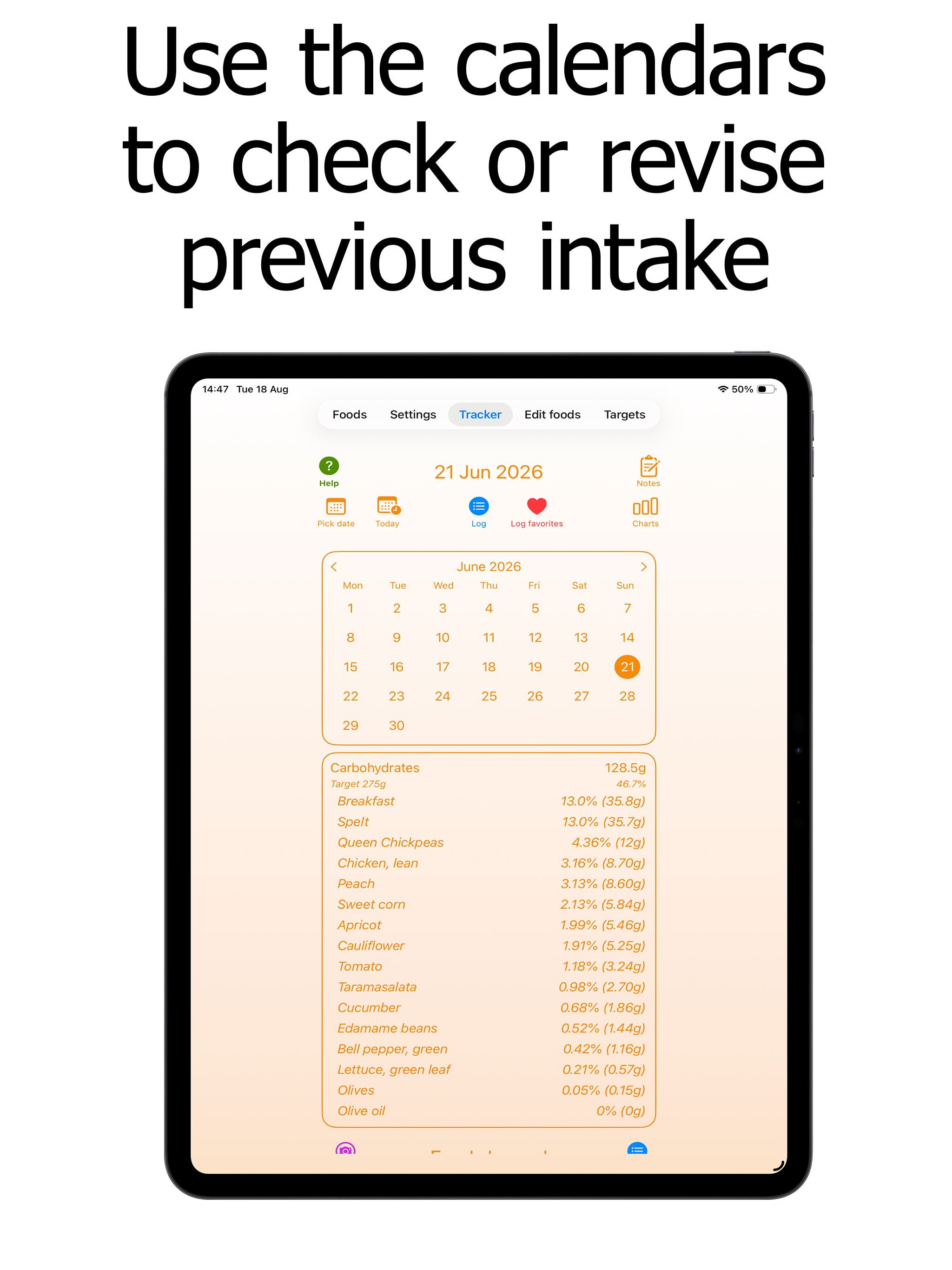 Carb Counter and Tracker screenshot 18