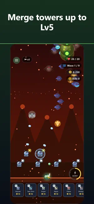 Deck Defense: Tower Defense TD screenshot 2