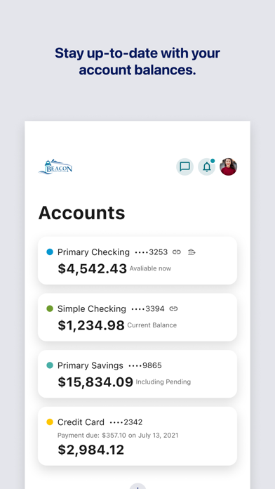 Beacon FCU Mobile Screenshot
