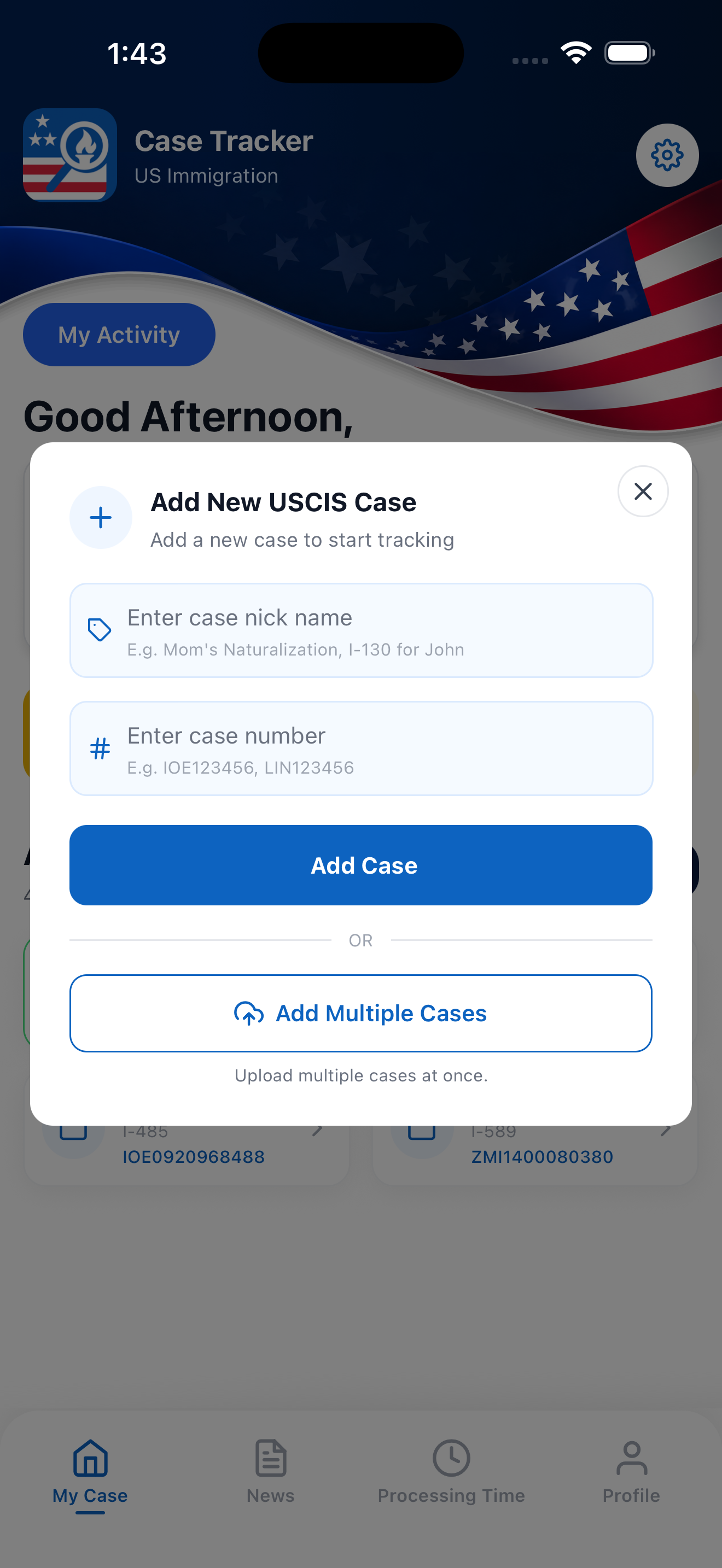 Case Tracker: US Immigration screenshot 3