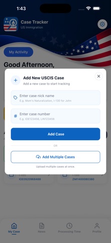 Case Tracker: US Immigration Screenshot 3 of 9