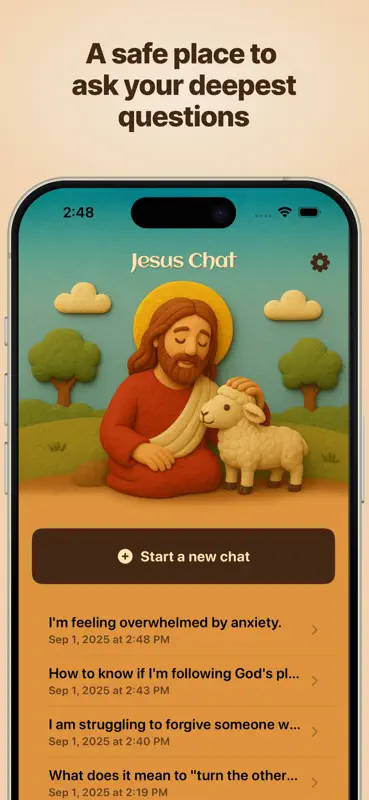 Bible Chat with Jesus screenshot 2 of 6