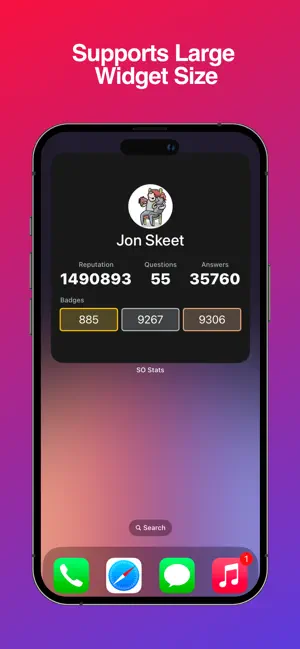 SO Stats screenshot 2