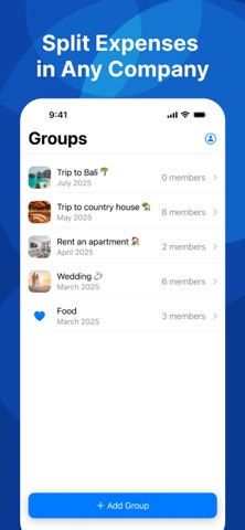 WhoOwes screenshot