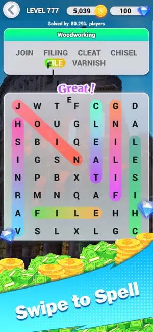 Words Explorer - Letter Match iPhone screenshot 3