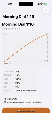 PourOverDial のスクリーンショット