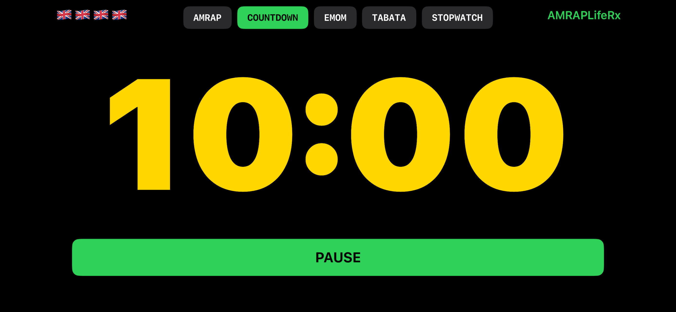 Fitness - Simple WOD Timer screenshot 5
