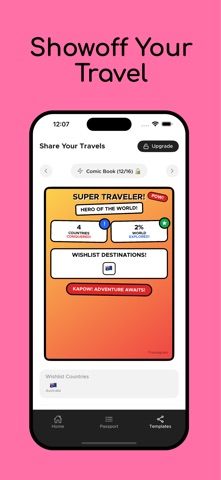 TravelGram: Travel Tracker screenshot