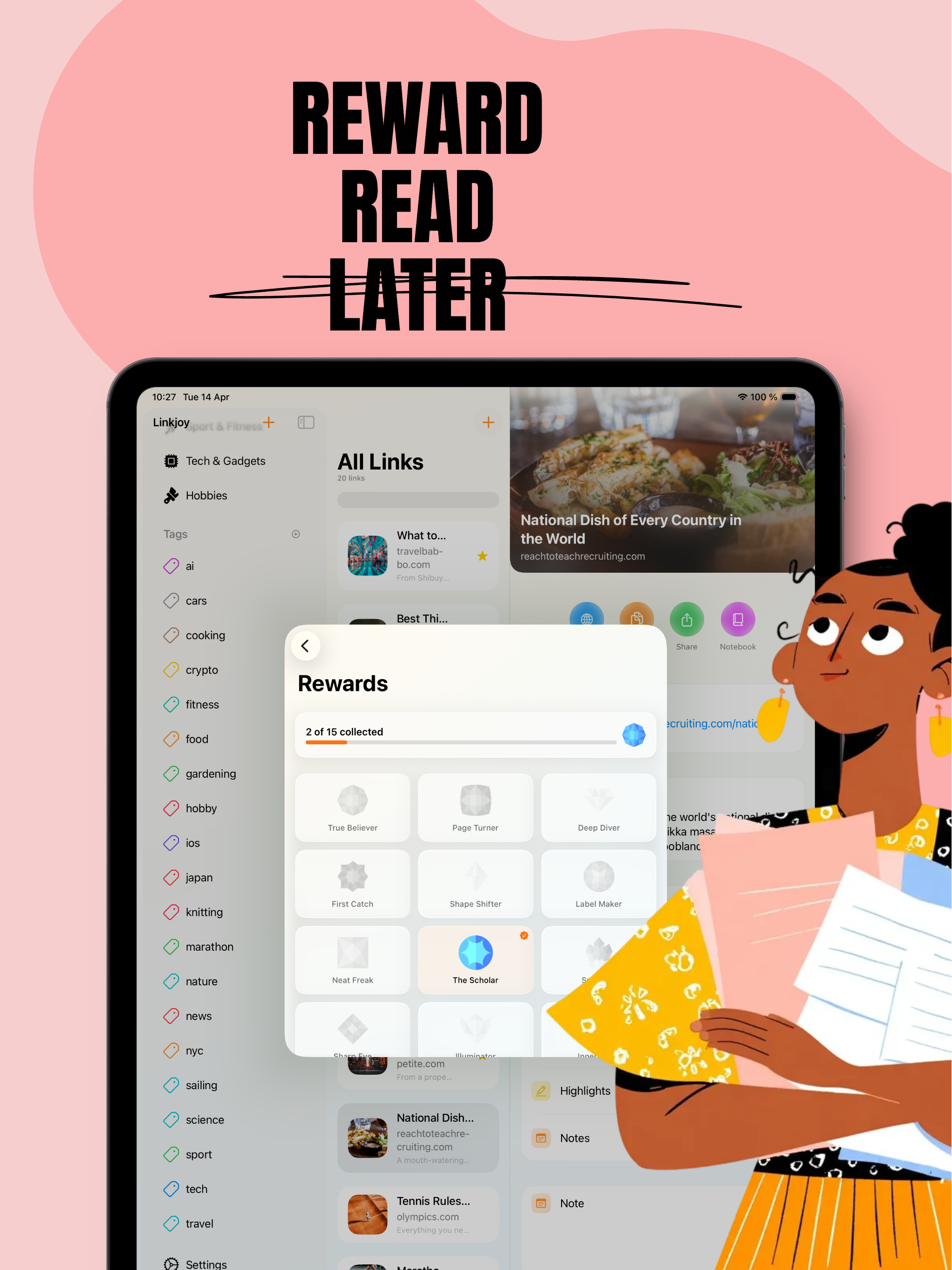 Bookmark Read Later - Linkjoy