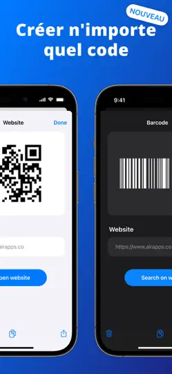 Capture d'écran de QR Code Scanner - Lecteur QR sur iPhone 3