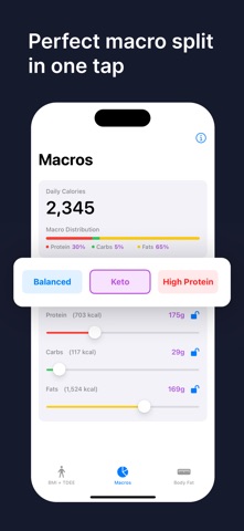 NutriSlider: BMI & Calories Screenshot 2 of 4