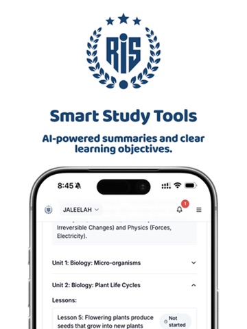 RIS ONE| مدرسة الريادة الدولية iPad screenshot