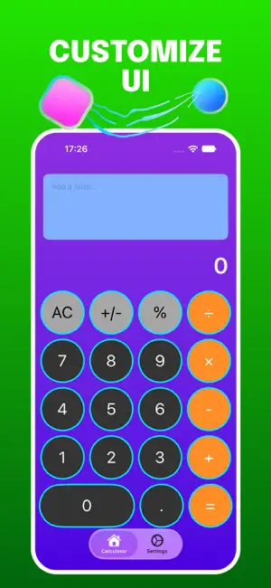 Calculator Woman Custom Color screenshot 2
