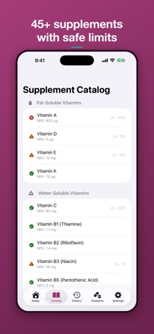 NutriSheet: Supplement Tracker Screenshot 2 of 6