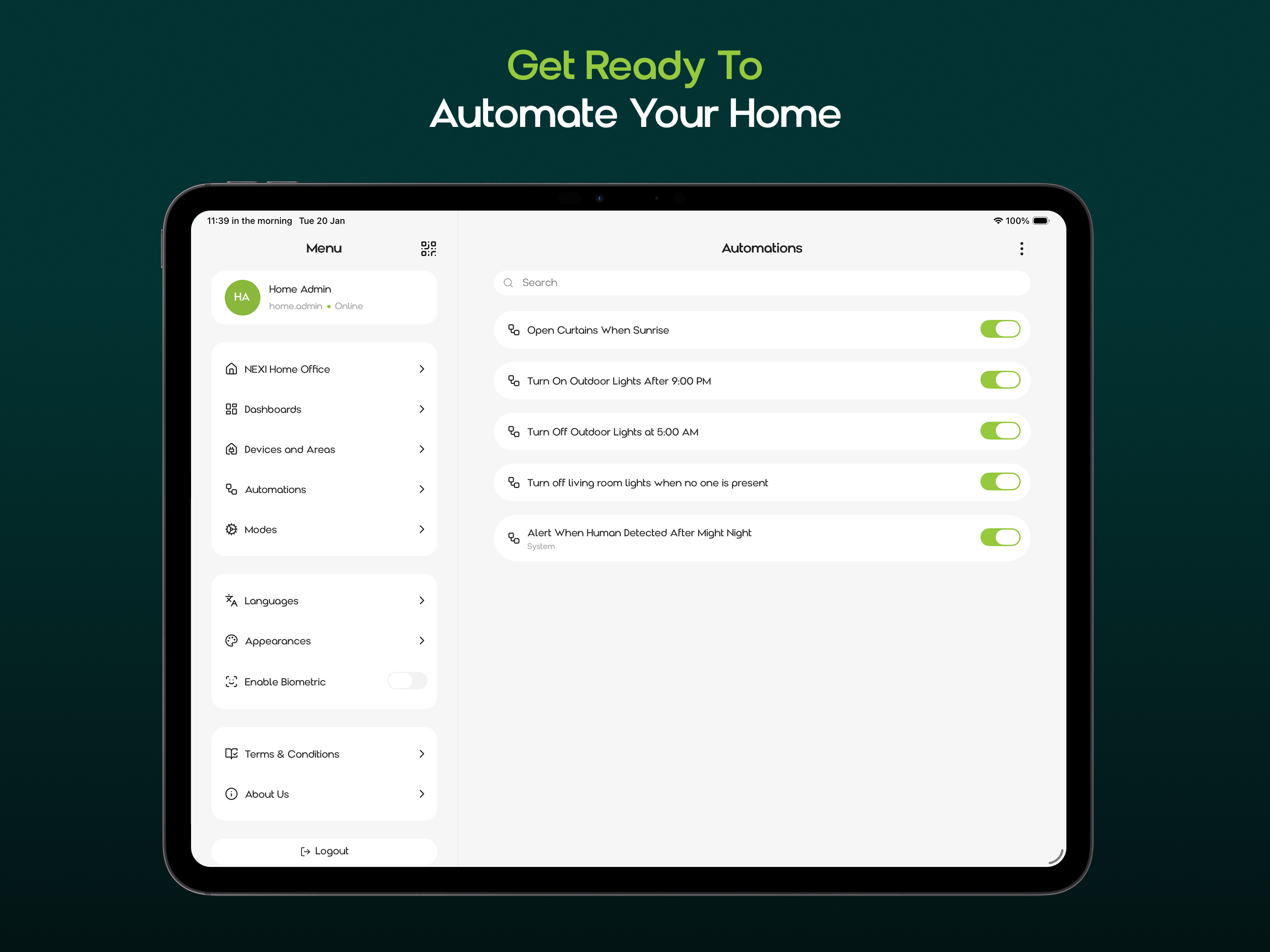 NEXI Home screenshot 8
