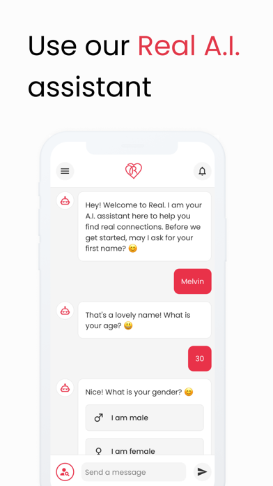 Real Dating App: Video & A.I. Screenshot