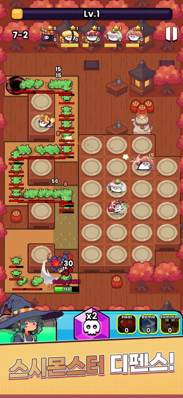SushiMon Defense iOS Mod IPA screenshot 1 - iOS game interface