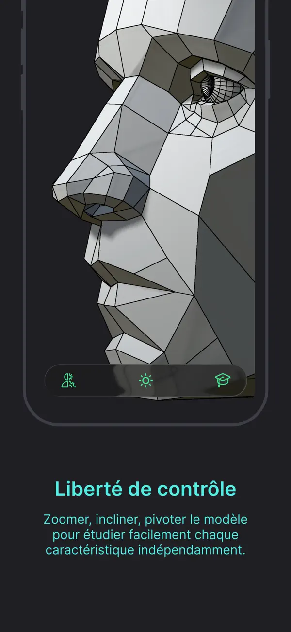 Screenshot #3 pour Head Model Studio - Art