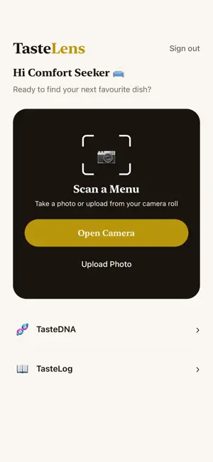 TasteLens: Menu Scanner screenshot 2