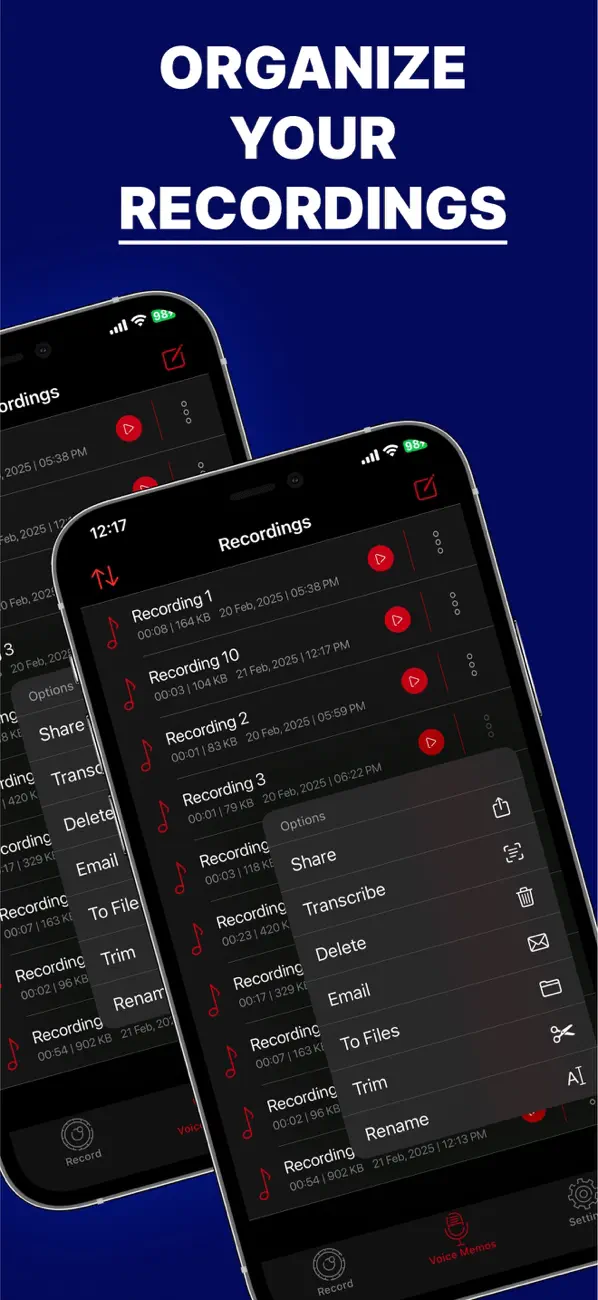 Screenshot #3 pour Dictaphone: Enregistreur