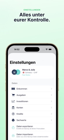 FinanzDuett screenshot