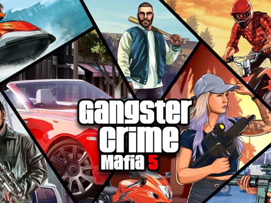 GTA 6 gangster kriminalitet 3d iPad app afbeelding 6