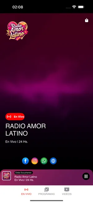Radio Amor Latino screenshot 2