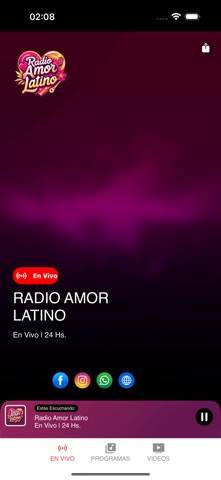 Radio Amor Latino screenshot