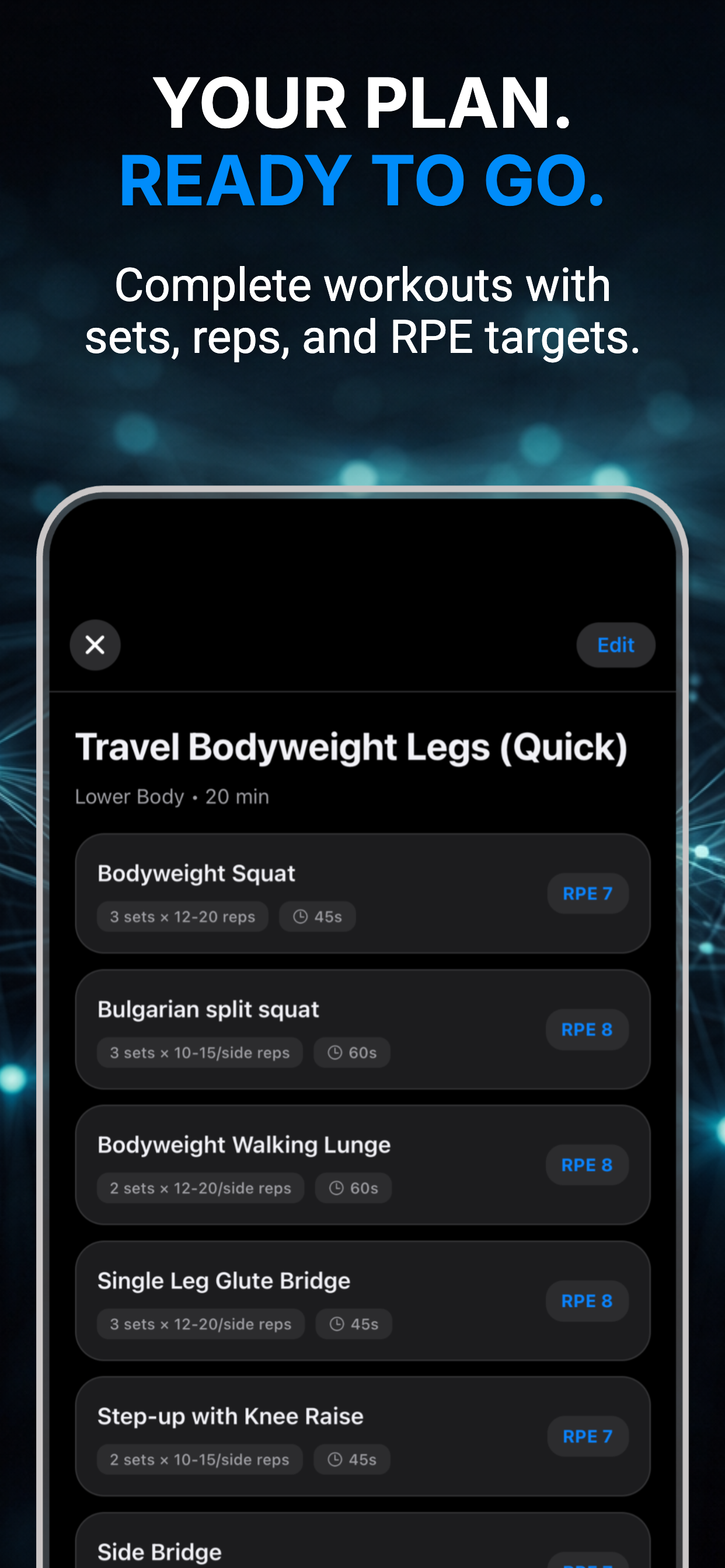 SpotterAI Gym Workout Plan screenshot 5