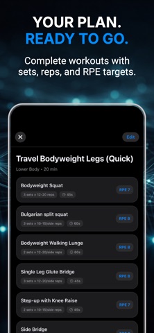 SpotterAI Gym Workout Plan Screenshot 5 of 9