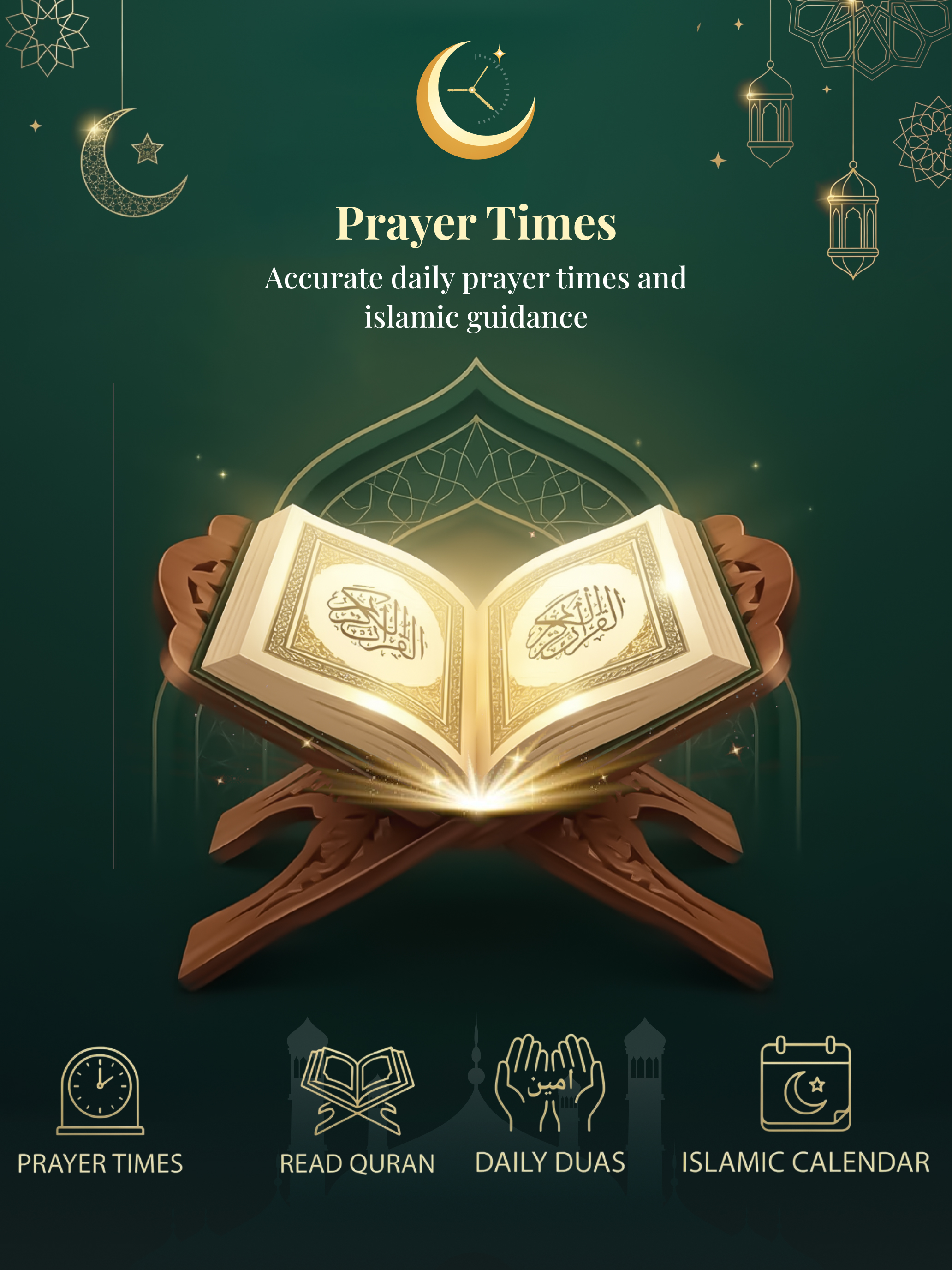 Prayer Time: Salat, Azan & Dua