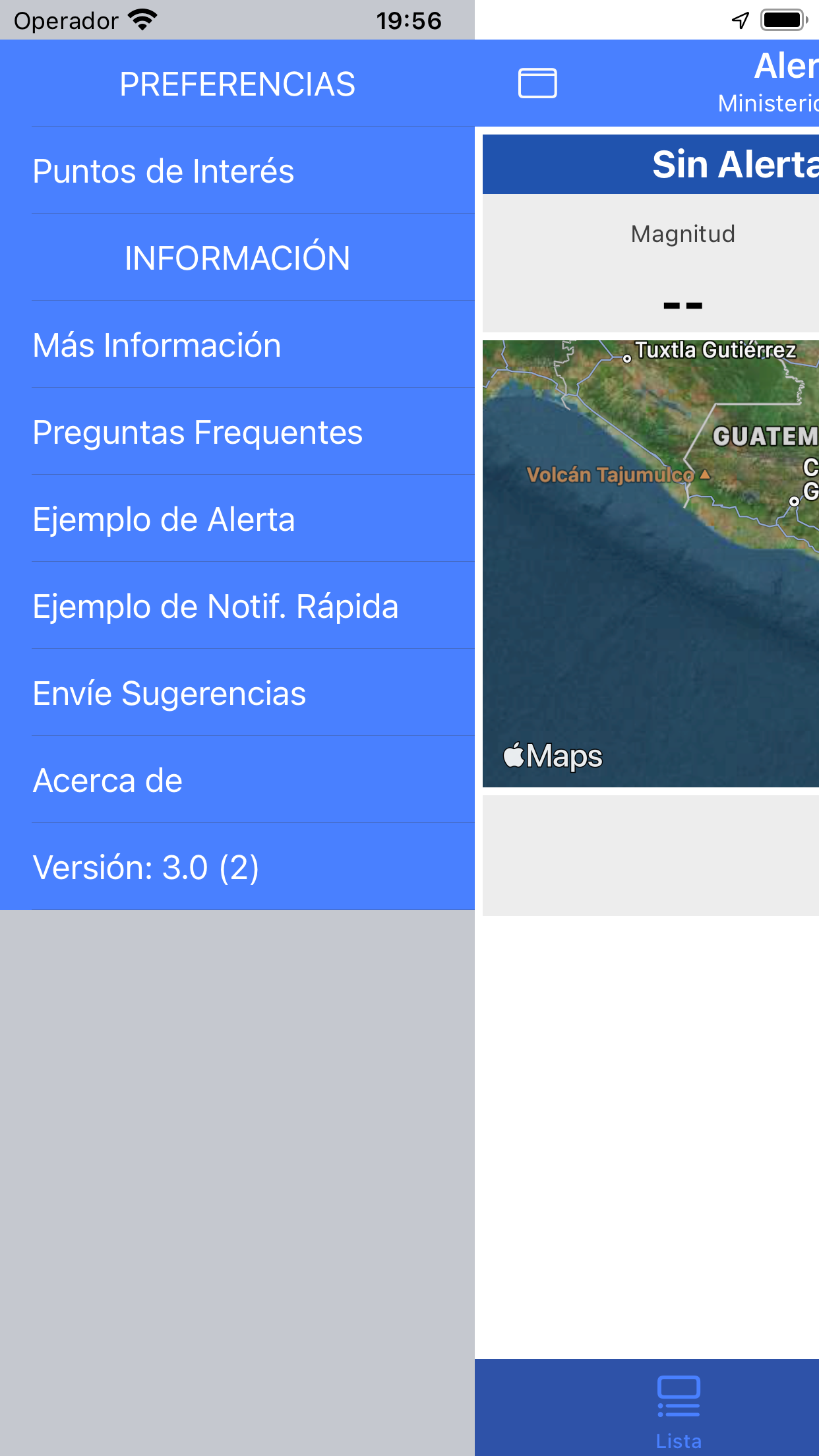 Alerta de Sismo