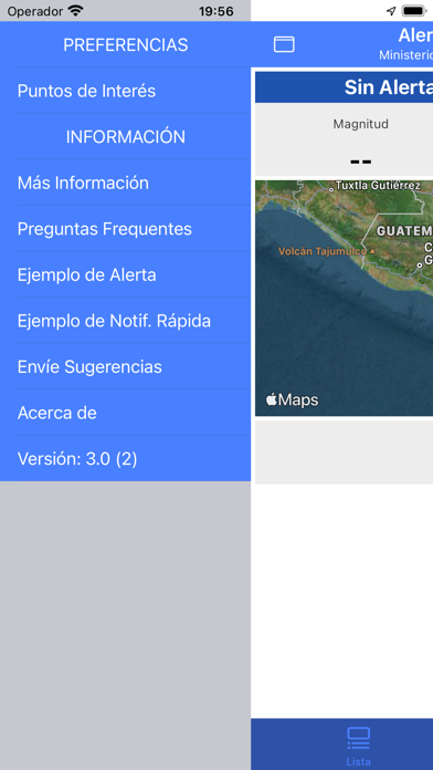 Alerta de Sismo Screenshot