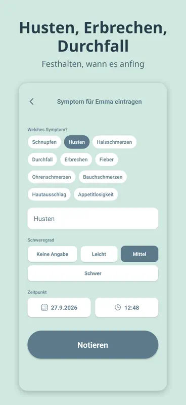 Mona Kinder Fieber Tagebuch screenshot 5 of 7