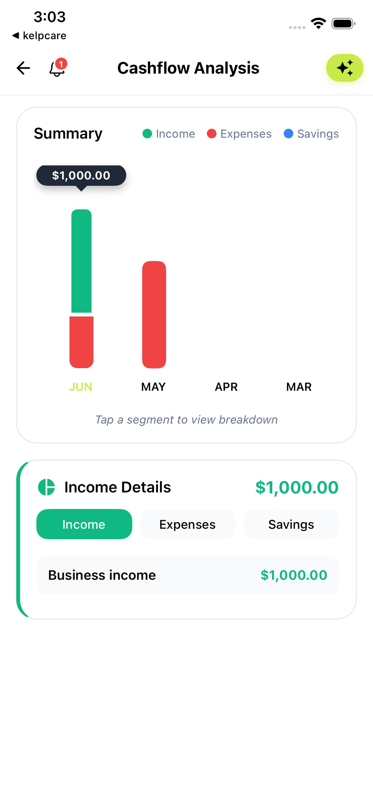 Screenshot 3 of PennyPal : AI Budget